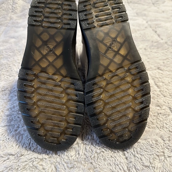 New Dr. Martens Zavala Combat Boots White Patent Leather Women’s Size 6 - Picture 11 of 11